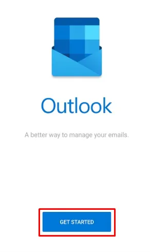 Android Microsoft Outlook 365 get started 