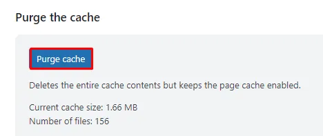 Wordpress WP optimise purge cache